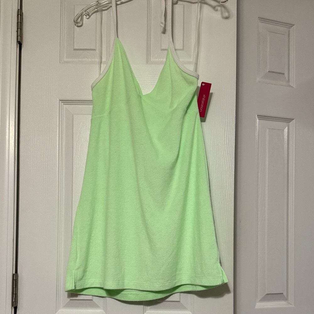 **3/$15** Xhilaration Light Green Terry Bathing Suit Cover Up. Size M (4-6)